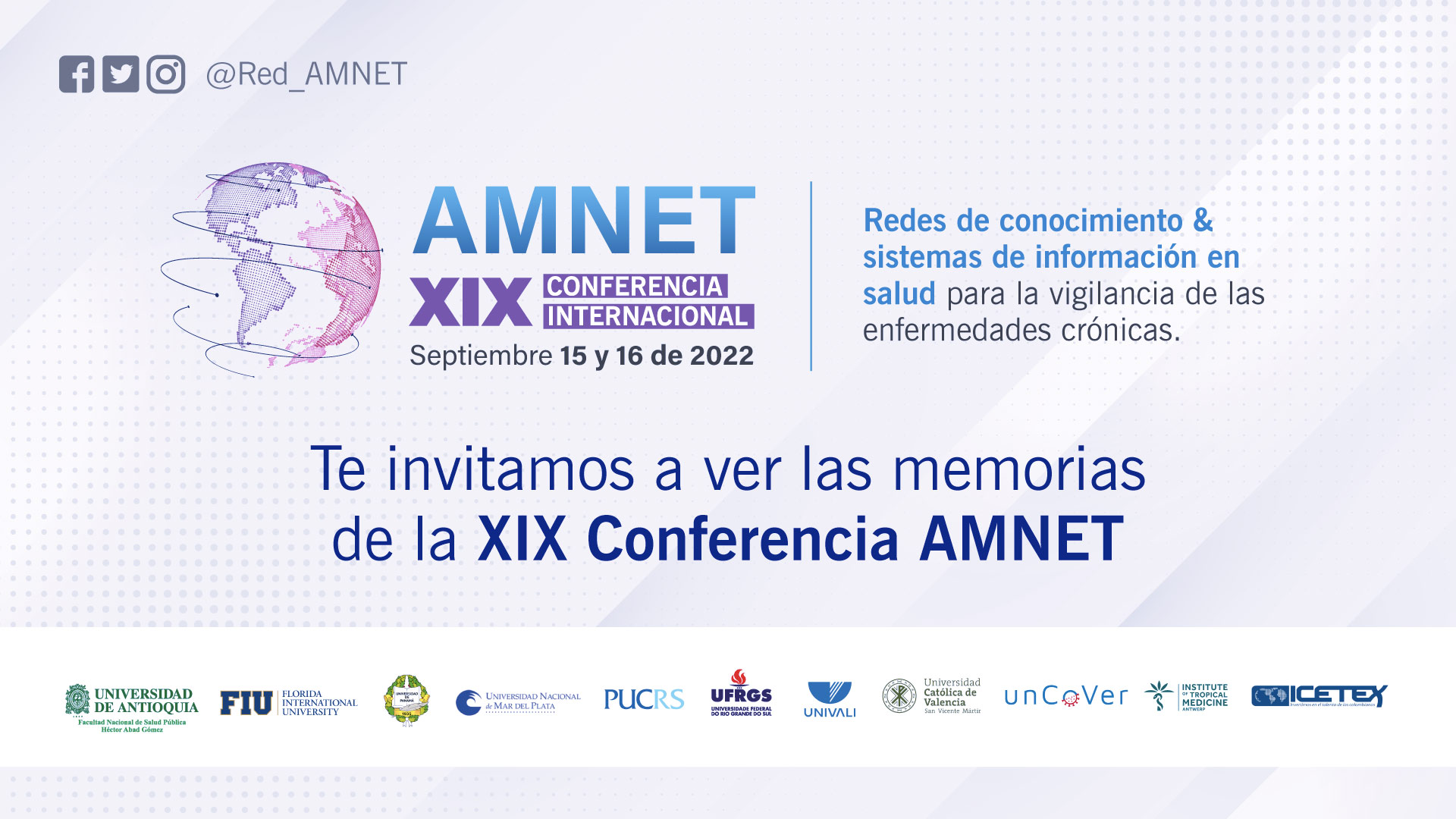 AMNET XIX Conferencia Internacional