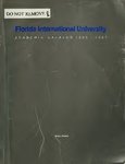 Academic catalog (Florida International University). [1986-1987]