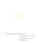 2009 Fall Florida International University Commencement