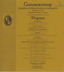 1974 Winter Florida International University Commencement by Florida International University