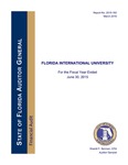 Annual financial report for the fiscal year 2014-2015 by Florida International University