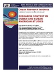 Research Contest in Cuban and Cuban American Studies by Florida International University