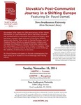 Slovakia's Post-Communist Journey in a Shifting Europe by Cuban Research Institute, Florida International University