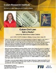 Cuban Civil Law: Myth or Reality?