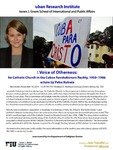 A Voice of Otherness: The Catholic Church in the Cuban Revolutionary Reality, 1959-1986 Lecture by Petra Kuivala