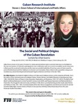 The Social and Political Origins of the Cuban Revolution