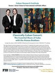 Classically Cuban Concert: The Essential Music of Cuba with the Alonso Brothers by Cuban Research Institute