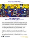 Call for Applications 2018 Diaz-Ayala Library Travel Grants