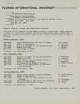 Women's Studies Center Annual Report 1985-1986