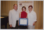 Maria Ortiz with parents by Women's Studies Center, Florida International University