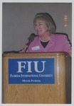 Gayle Bainbridge speaks at Women's Studies Student Conference by Women's Studies Center, Florida International University