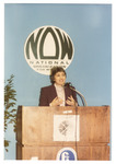 Eleanor Smeal, President of the National Organization for Women, speaks at Florida International University by Women's Studies Center, Florida International University