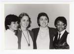 Close-up of Irene Secada, Marilyn Hoder-Salmon, Eleanor Smeal, and Pamela Douglas by Women's Studies Center, Florida International University