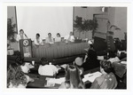 Linda Lopez McAlister speaks at the 1988 Women's Studies Colloquium by Women's Studies Center, Florida International University