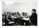 Rosa Jones presenting at the 1990 Women's Studies Colloquium by Women's Studies Center, Florida International University