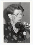 Anthropologist Peggy Reeves Sanday delivers keynote address at the 1991 Women's Studies Colloquium by Women's Studies Center, Florida International University