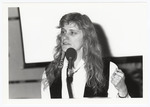 Author Jane Caputi delivers the keynote address at the 1995 Women's History Month Conference by Women's Studies Center, Florida International University