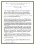 Office of Sponsored Research Administration Report, September 10, 2007 by Office of Sponsored Research Administration, Florida International University