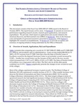 Office of Sponsored Research Administration Fiscal Year 2008-2009 Report by Office of Sponsored Research Administration, Florida International University