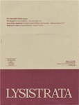 Lysistrata mailer by Department of Theatre, Florida International University