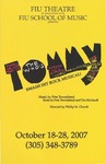 The Who's Tommy postcard by Department of Theatre, Florida International University