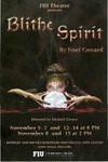 Blithe Spirit postcard by Department of Theatre, Florida International University