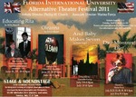 Alternative Theatre Festival 2011 postcard by Department of Theatre, Florida International University