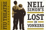 Lost in Yonkers postcard by Department of Theatre, Florida International University